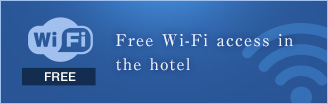 Free Wi-Fi access in the hotel