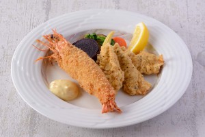 2016.05 チョイスランチ エビフライと鶏の唐揚げ DSC_6563